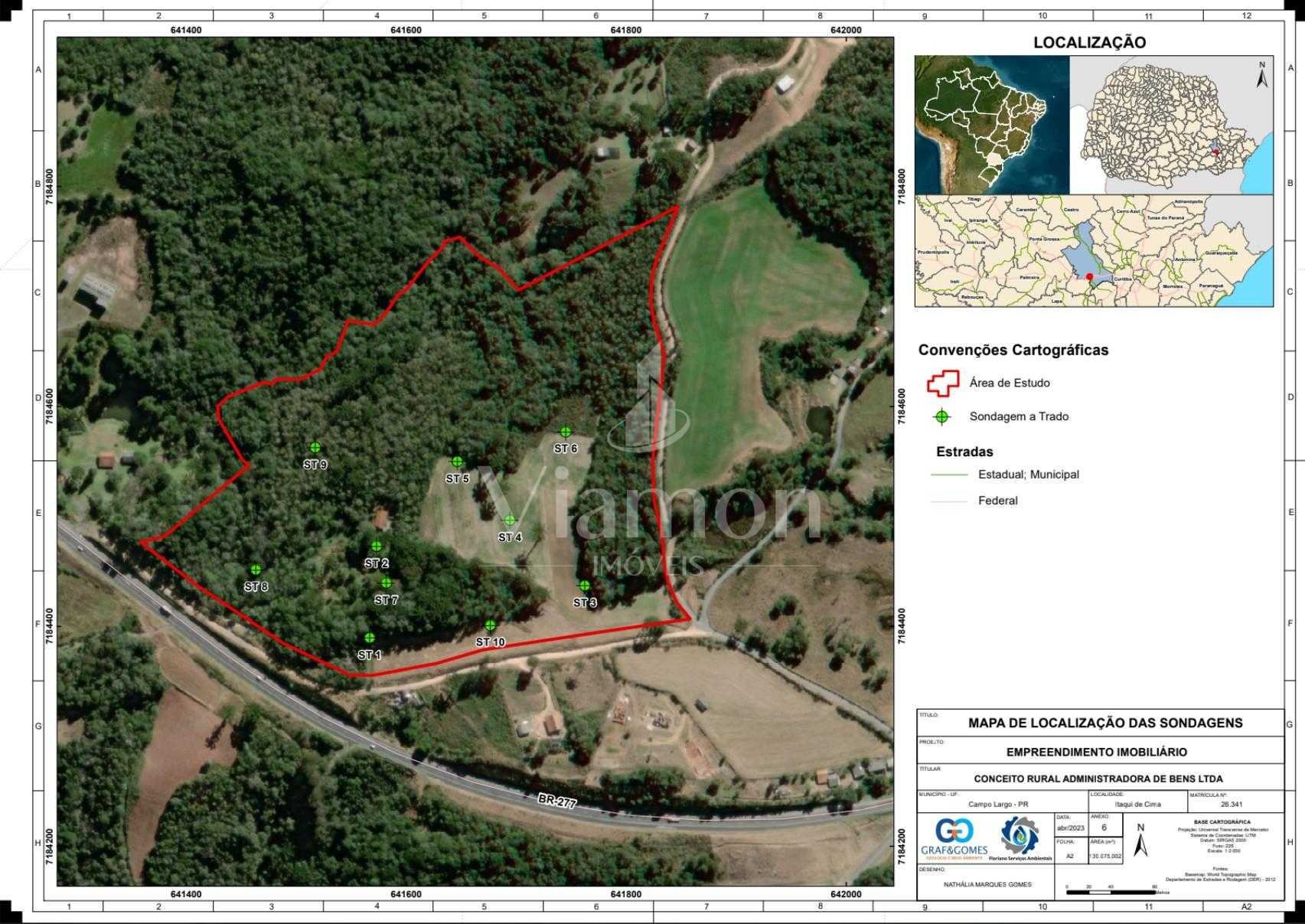 Terreno Industrial em Campo Largo  131.000 m  na BR-376 Itaqui...