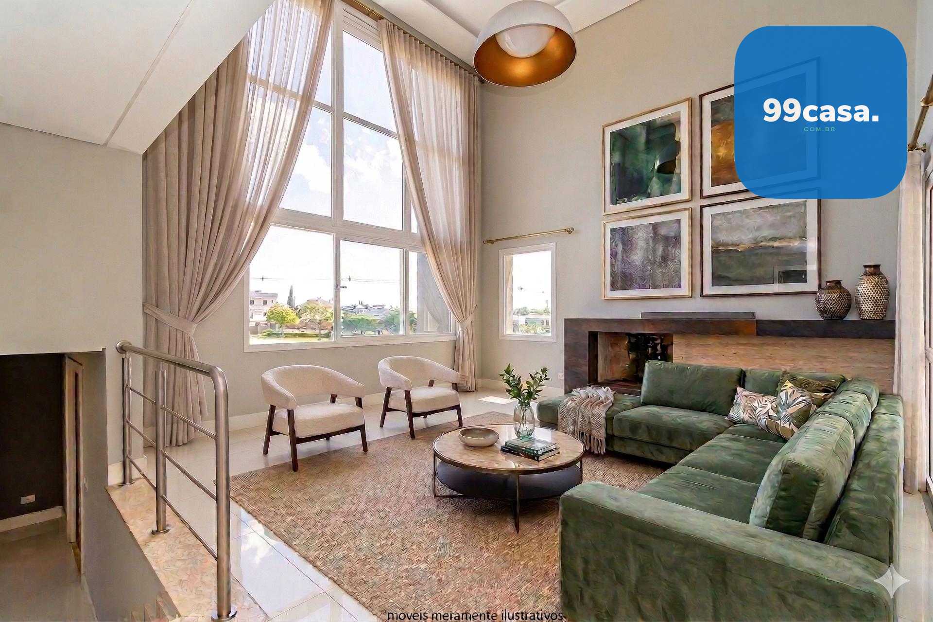 Casa Alto Padrão com Vista Lago 4 suítes -  Alphaville Gracios...