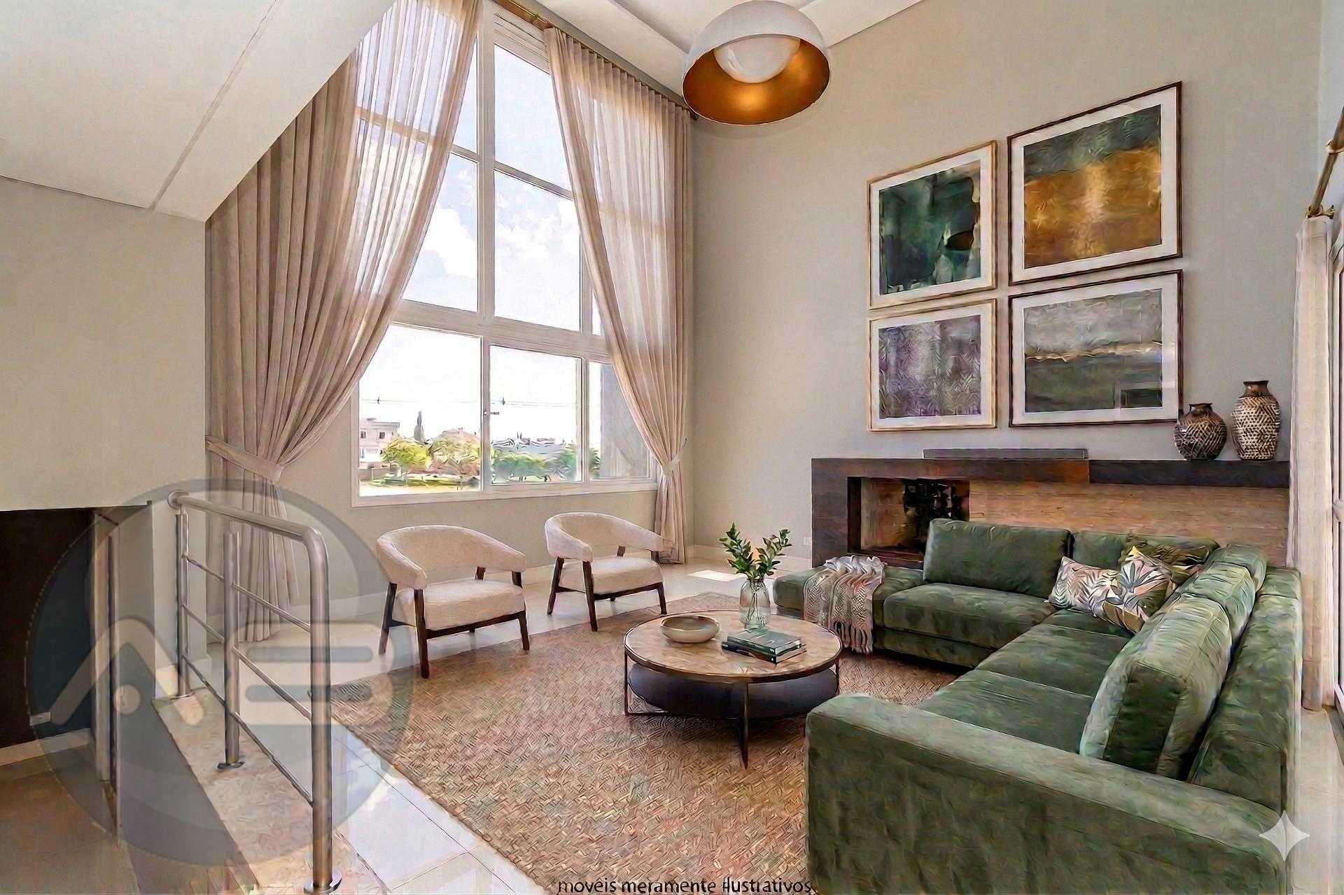 Casa Alto Padrão com Vista Lago 4 suítes -  Alphaville Gracios...