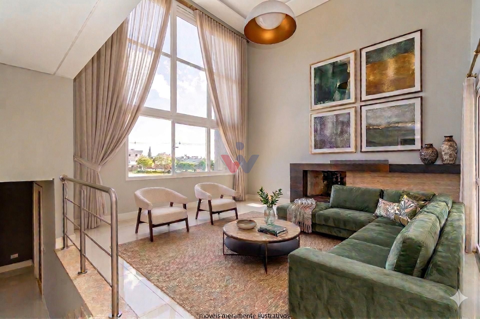 Casa Alto Padrão com Vista Lago 4 suítes -  Alphaville Gracios...