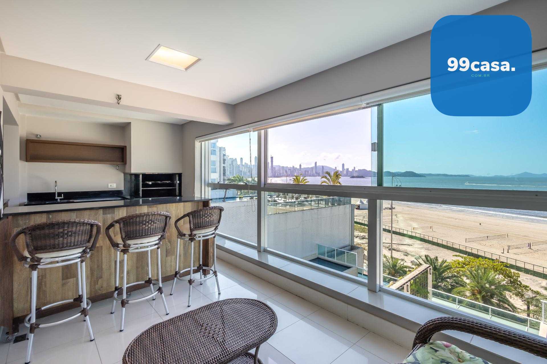 Apartamento beira mar e frente mar no Acqua Residence, BALNEAR...