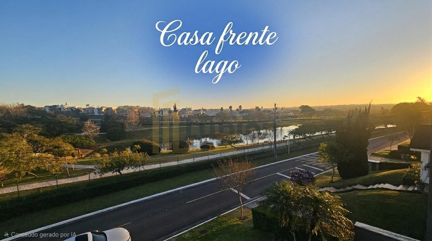 Casa Alto Padrão com Vista Lago 4 suítes -  Alphaville Gracios...