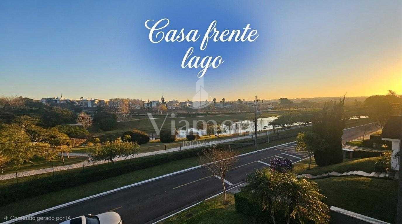 Casa Alto Padrão com Vista Lago 4 suítes -  Alphaville Gracios...