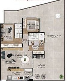 Apartamento Garden com 3 dormitórios à venda, 95 m² por R$ 956...