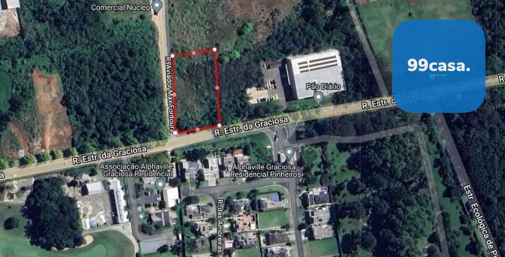 Terreno à venda, 2637.00 m2, alphaville graciosa, PINHAIS - PR