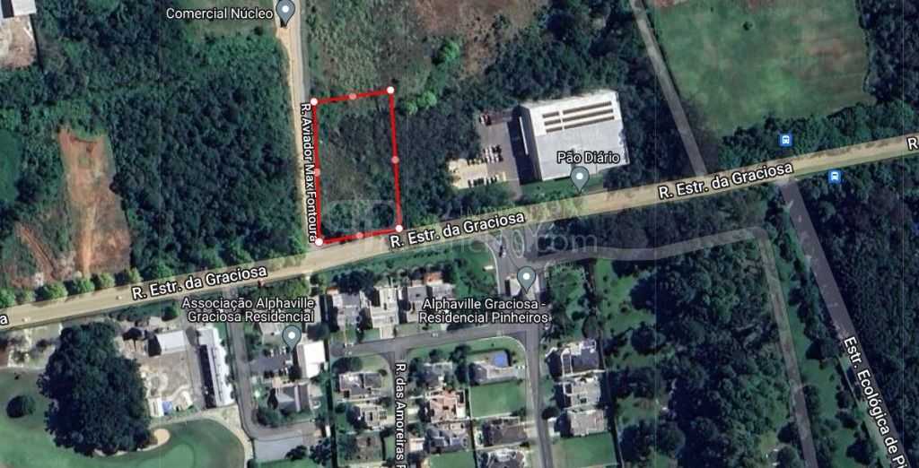 Terreno à venda, 2637.00 m2, alphaville graciosa, PINHAIS - PR