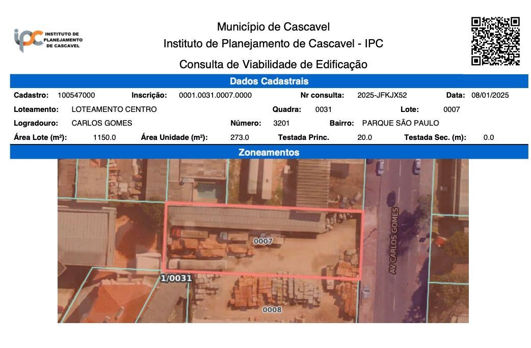 Terreno à venda, 2100 m² por R$ 8.000.000,00 - Parque São Paul...