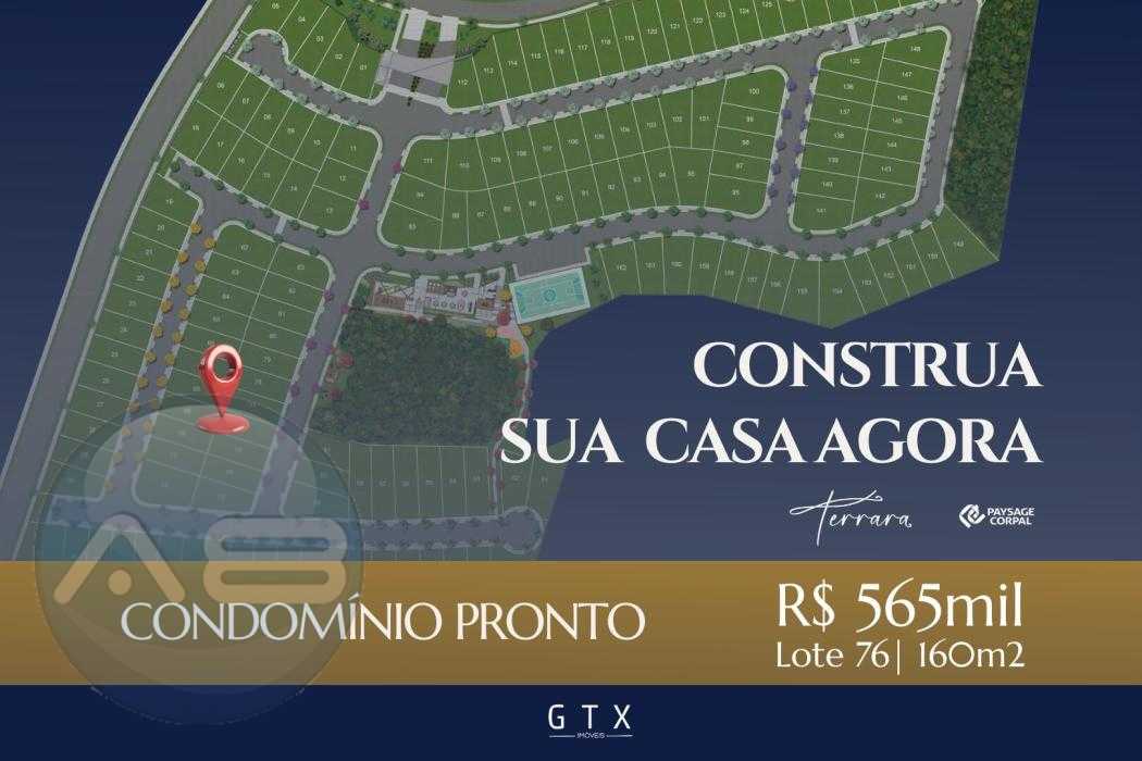 Terreno Pronto para Construir em Condomínio Clube Pilarzinho C...