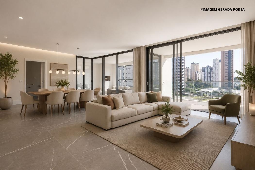 Apartamento novo com 3 suítes padrão Plaenge à venda, 227 m² por R$ 4.067.000 - Ecoville - Curitiba/