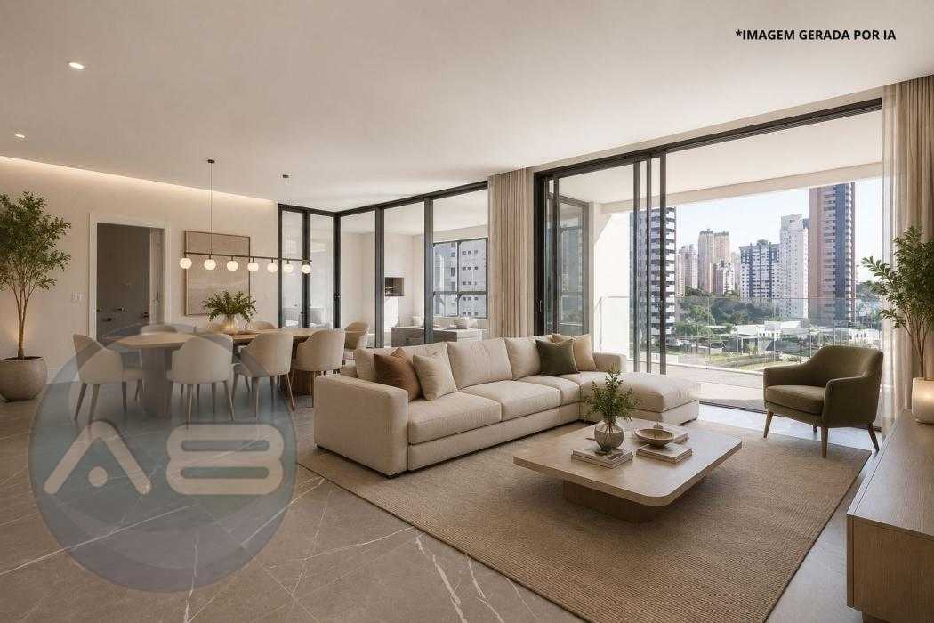Apartamento novo com 3 suítes padrão Plaenge à venda, 227 m² p...