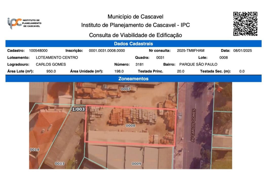 Terreno à venda, 2100 m² por R$ 8.000.000,00 - Parque São Paul...