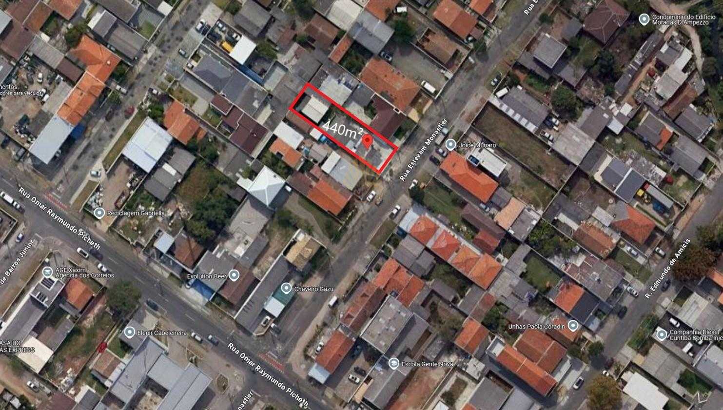 Terreno à venda, 440 m2, XAXIM, CURITIBA - PR