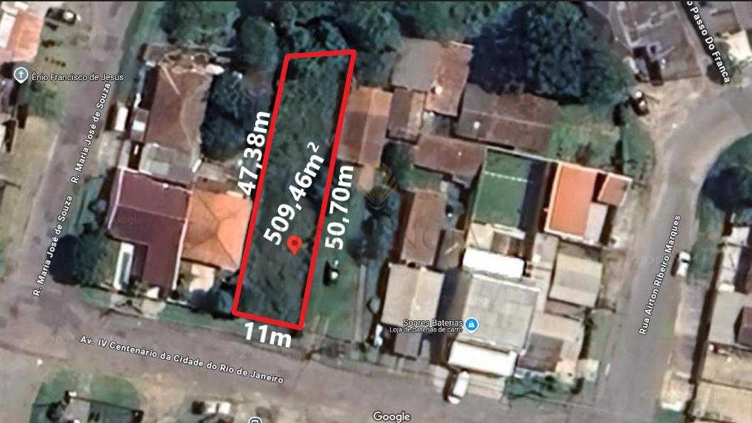 Terreno à venda, 509.46 m2, CIDADE INDUSTRIAL DE CURITIBA, CUR...