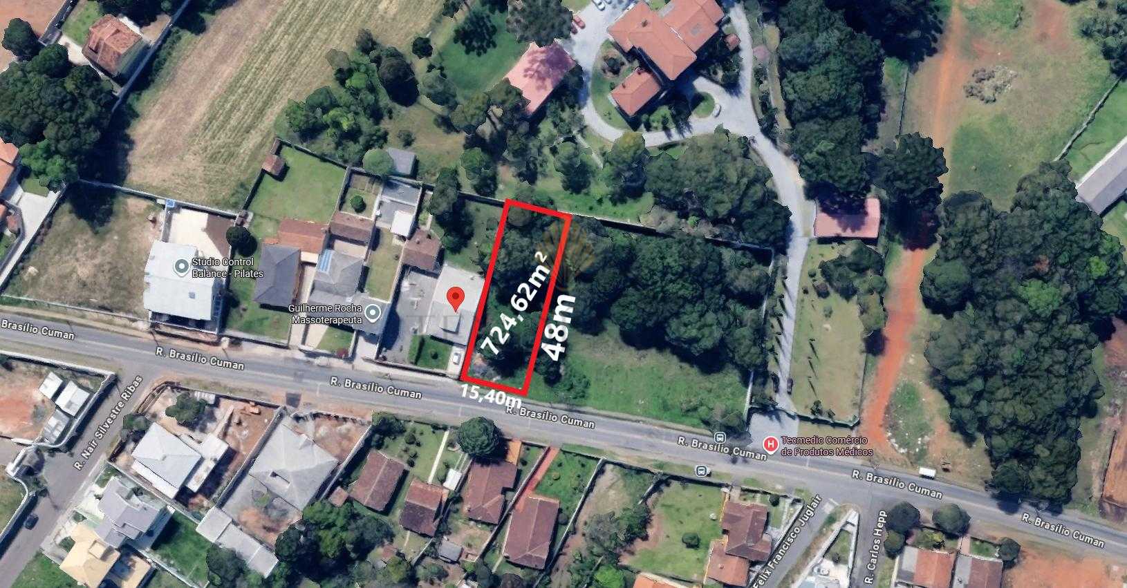 Terreno ? venda,724.62 m2 S?O BRAZ, CURITIBA - PR