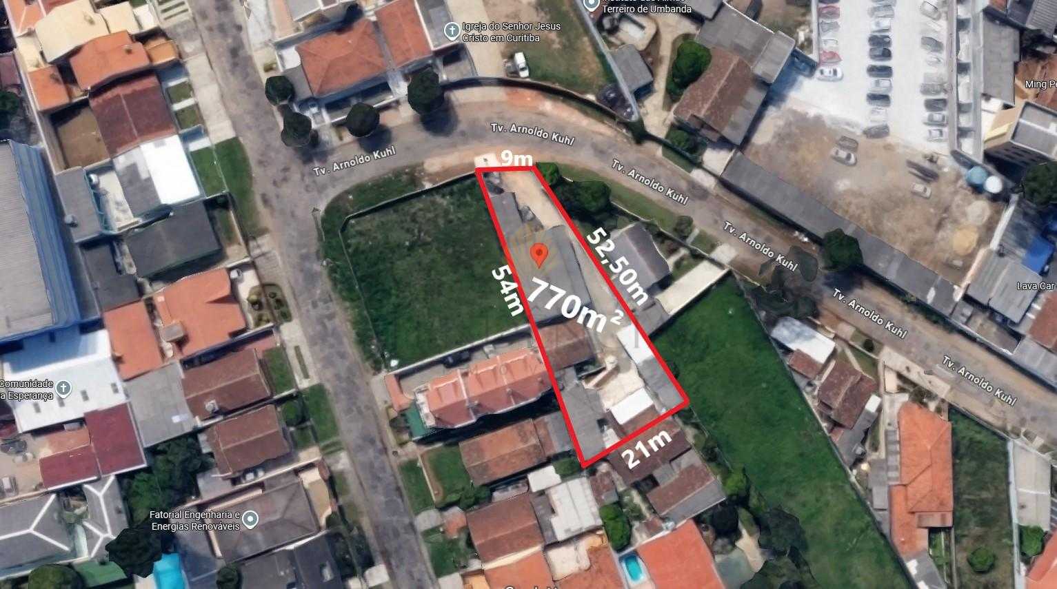 Terreno ? venda, 770 m2 PORT?O, CURITIBA - PR