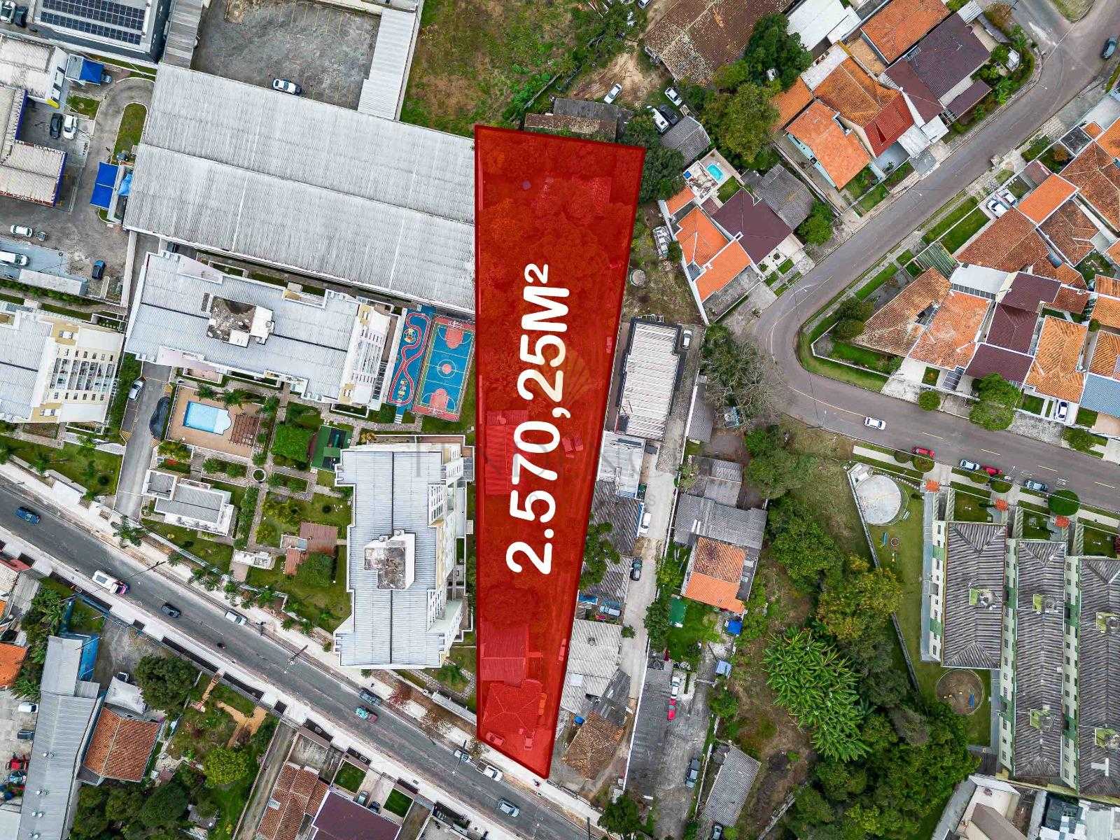Terreno ZR4 à venda, 2570.25 m2, CAPÃO RASO, CURITIBA - PR