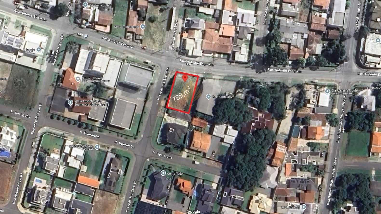 Terreno ? venda, 788.78 m2, S?O BRAZ, CURITIBA - PR