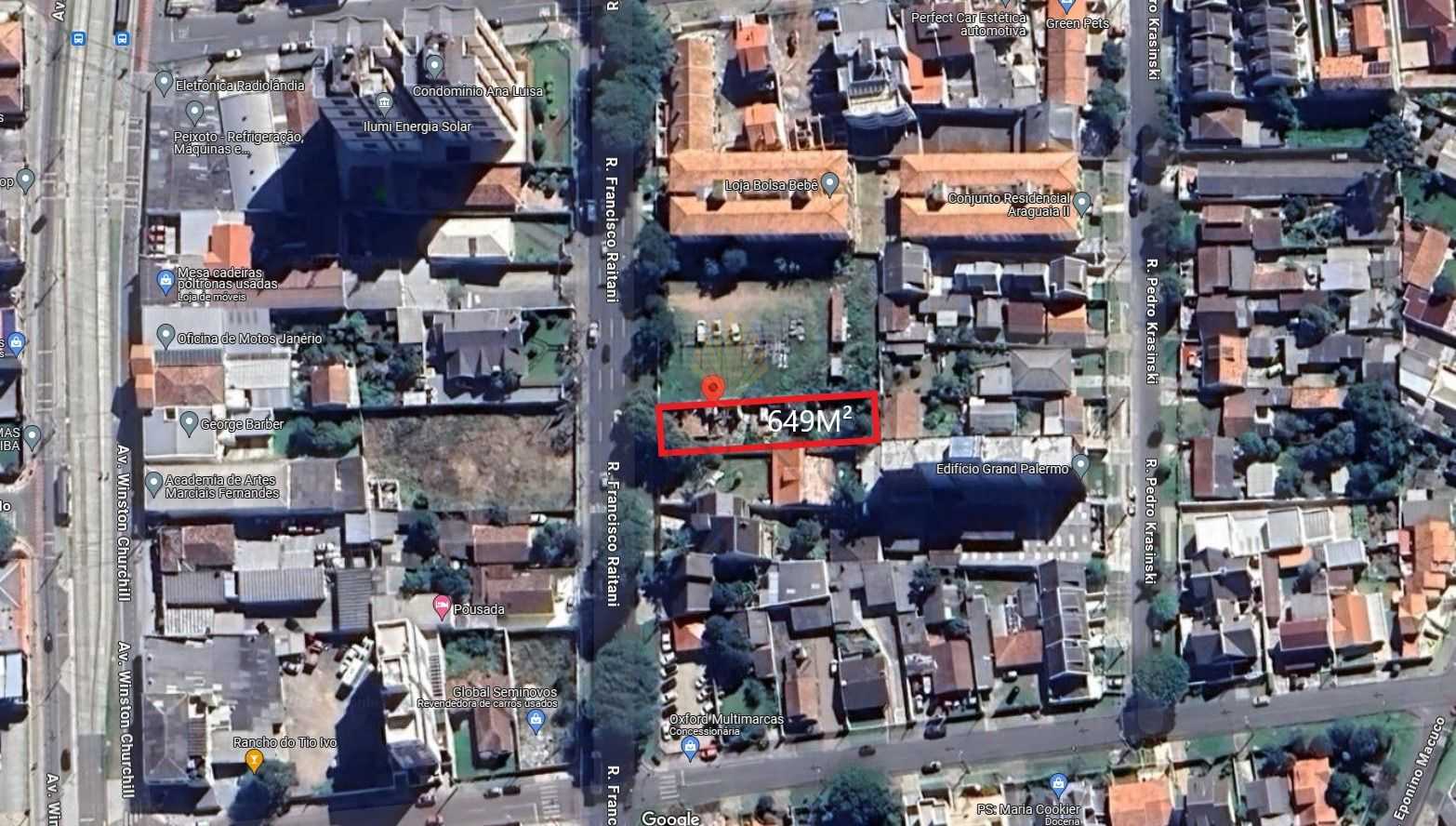 Terreno à venda, 649 m2, Capão Raso - Curitiba/PR