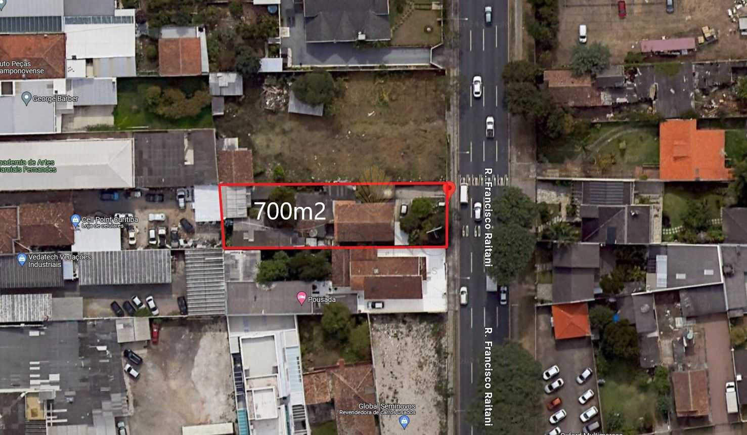 Terreno à venda, 693 m2, Capão Raso - Curitiba/PR