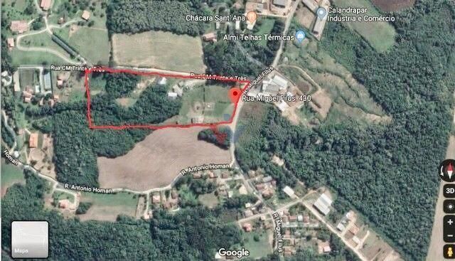 Área de 36.606 m  em Campo Magro, Próxima a Santa Felicidade, ...