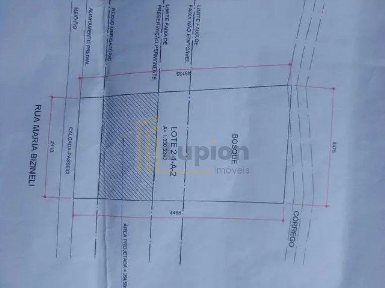 Terreno ZR-1 de 1.030 m  com fundos para novo Parque Mossunguê