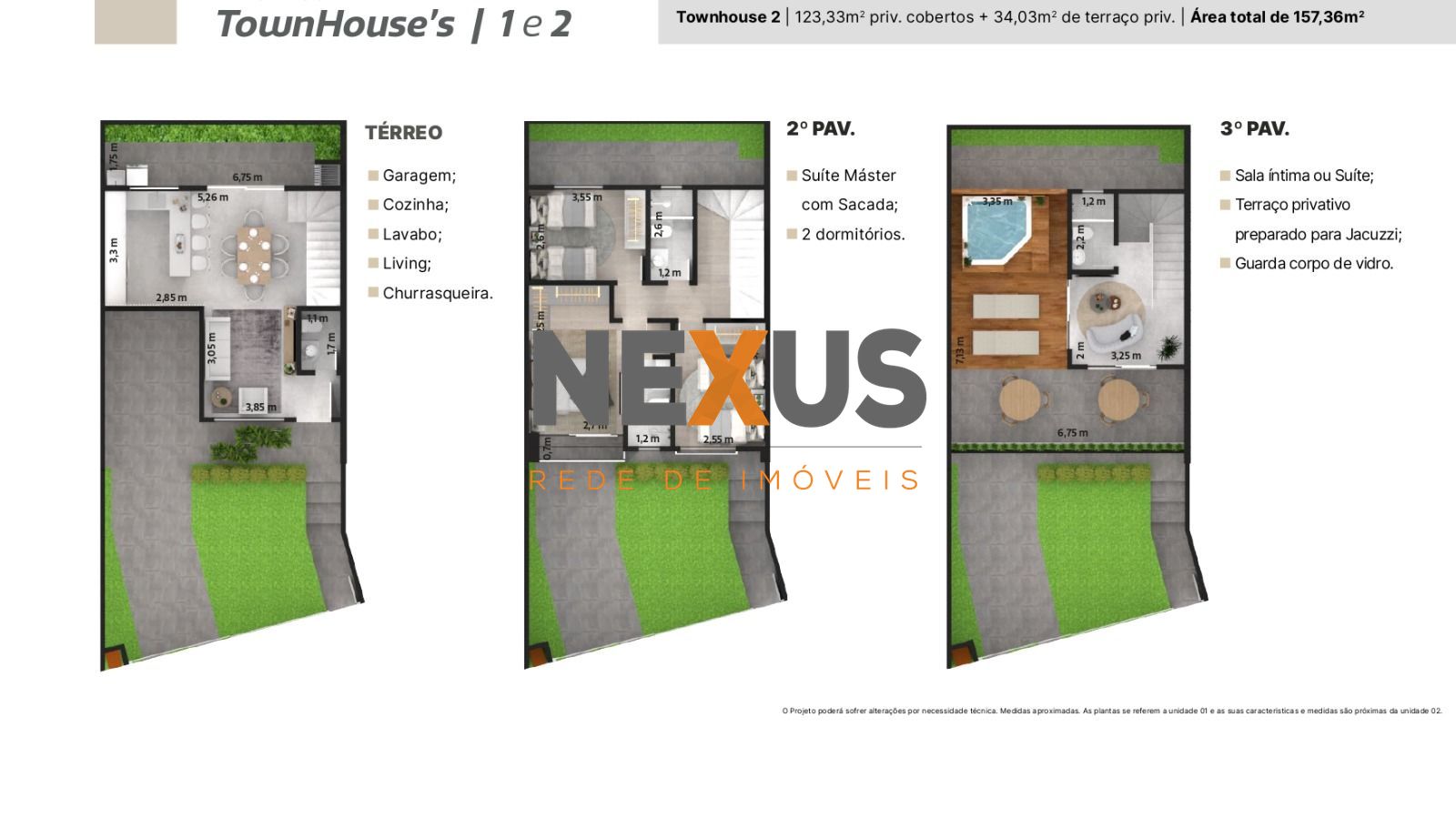 Sobrado triplex com terraço, suíte e infraestrutura para jacuz...