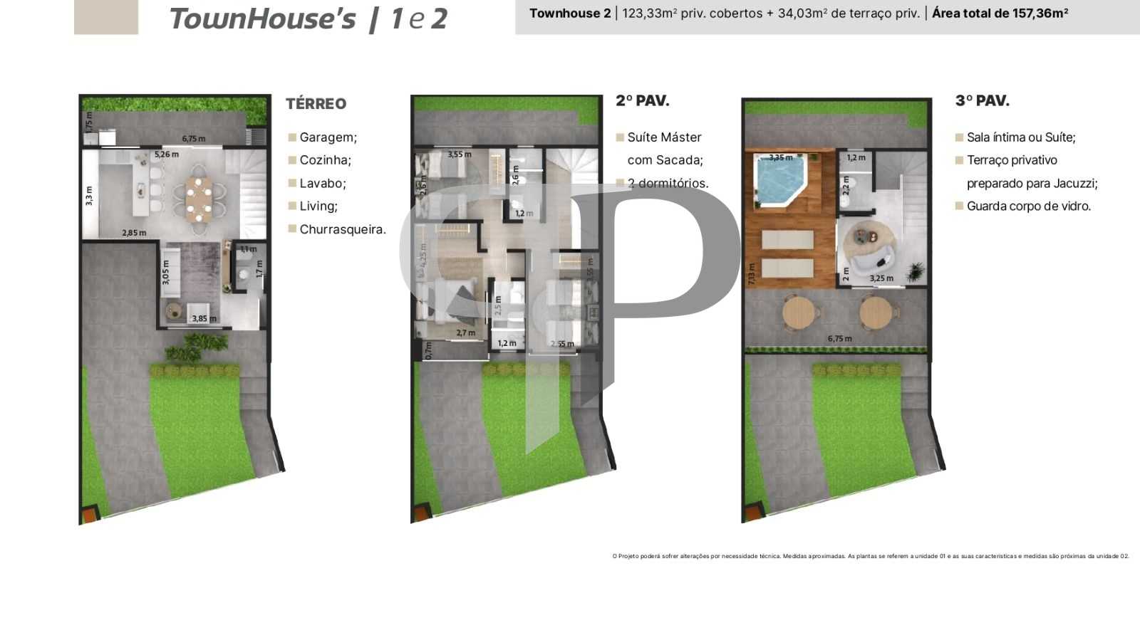 Sobrado triplex com terraço, suíte e infraestrutura para jacuz...