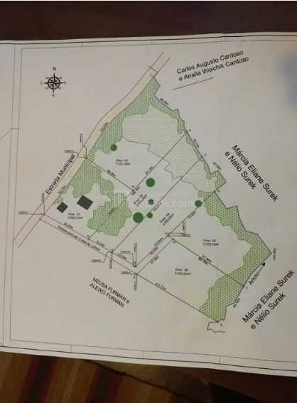 Terreno Rural em Contenda PR com 10.500 m , Mata Nativa, Riach...