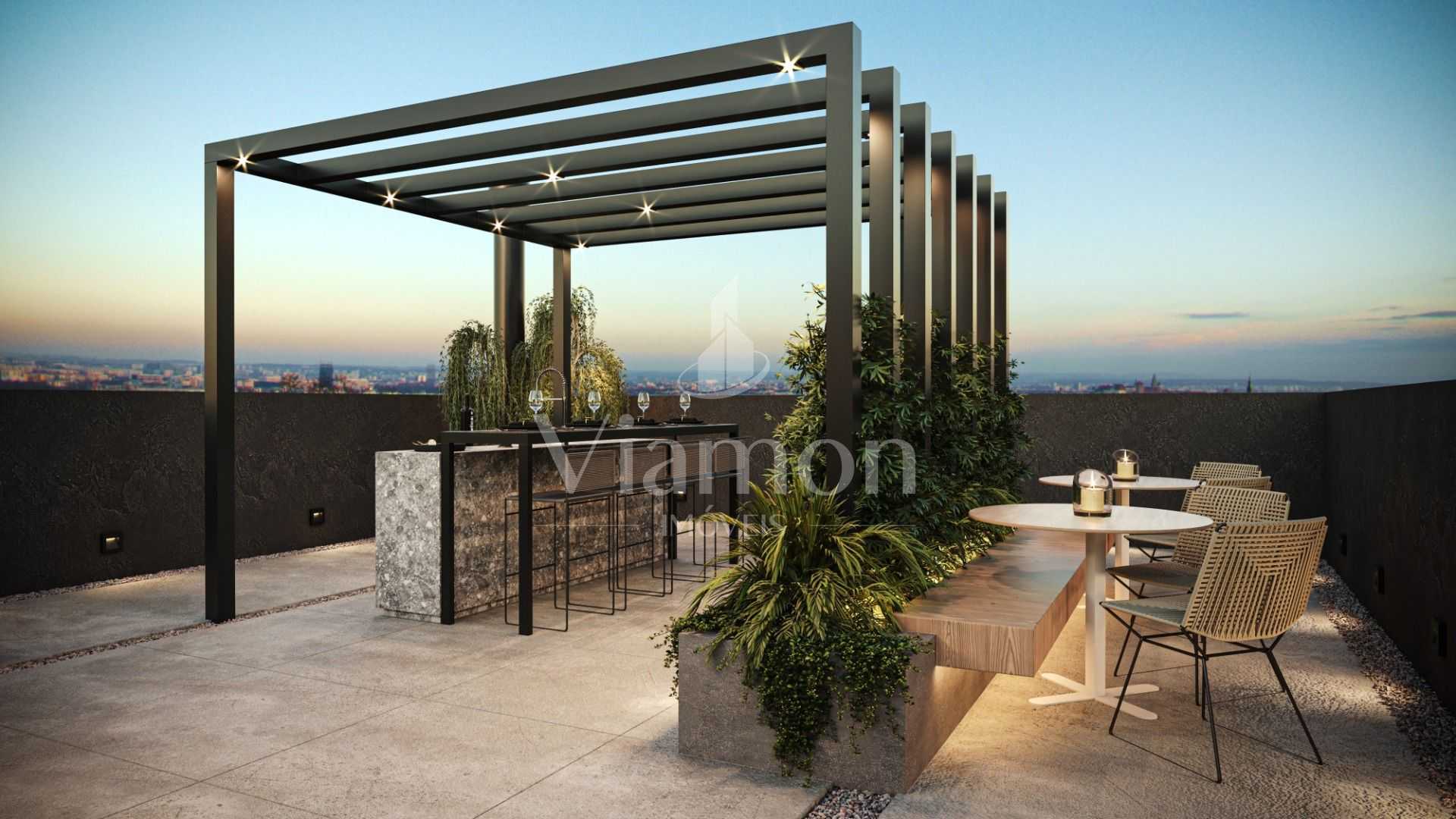 Lunetto no Água Verde  Studio com Sacada e Churrasqueira  Viva...