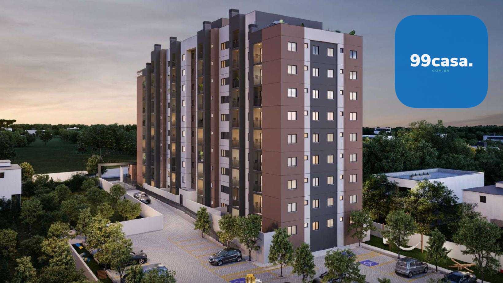 Super Lançamento em Araucária  Aptos 2 Quartos com Sacada e La...