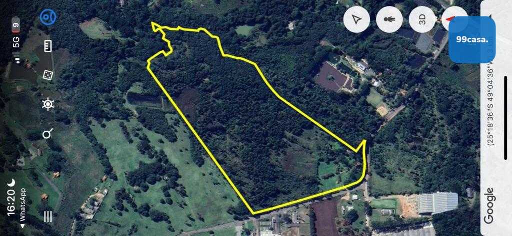 Área industrial com 156.963 m² e acesso estratégico à BR-116 e...