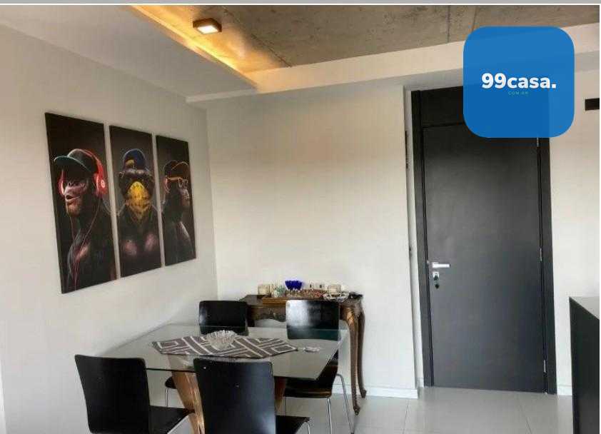 Apartamento Mobiliado 2 Quartos  1 Suíte  com Varanda e Churra...