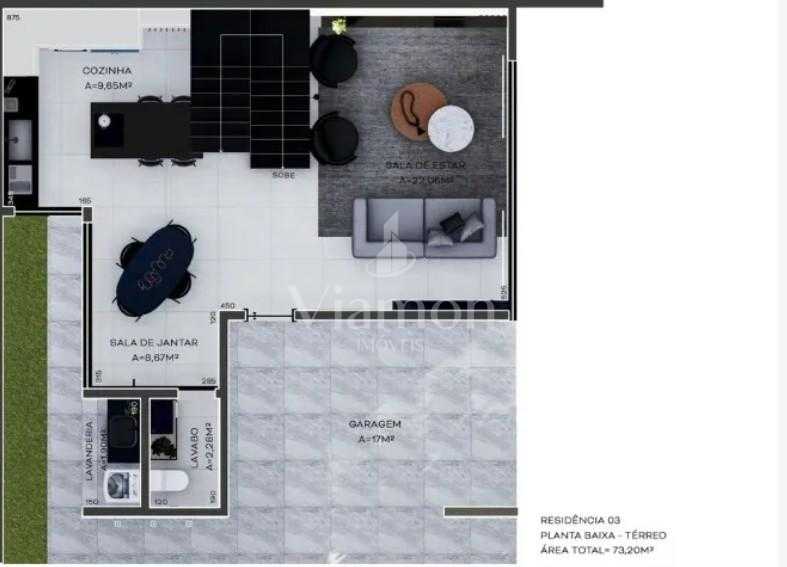 Tríplex de Alto Padrão no Centro de São José dos Pinhais