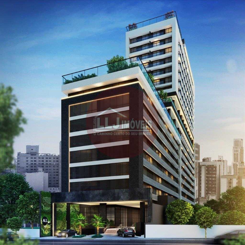 Studio moderno no centro de Curitiba com tecnologia, praticidade e excelente localização