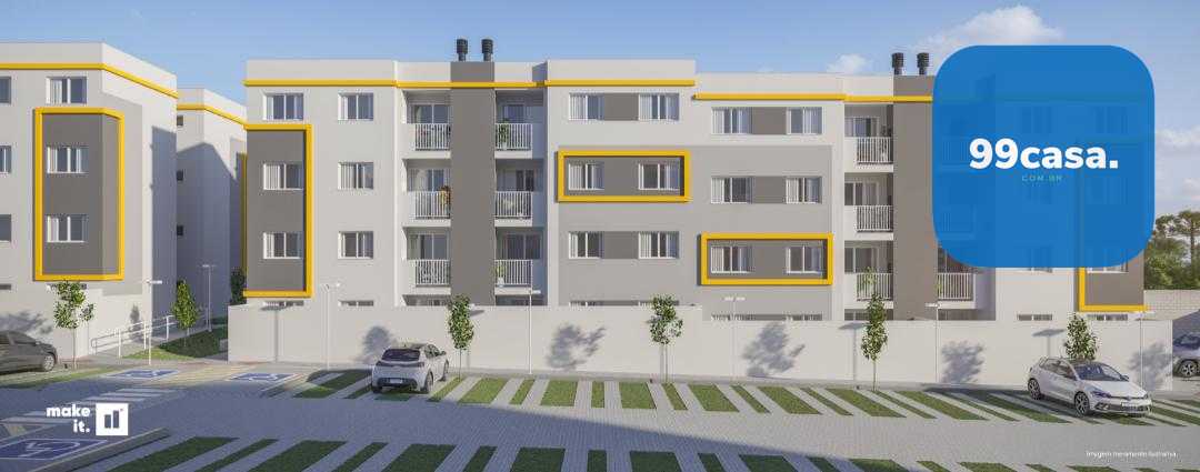 Apartamento Garden 2 Quartos no Jardim Amélia  Pinhais
