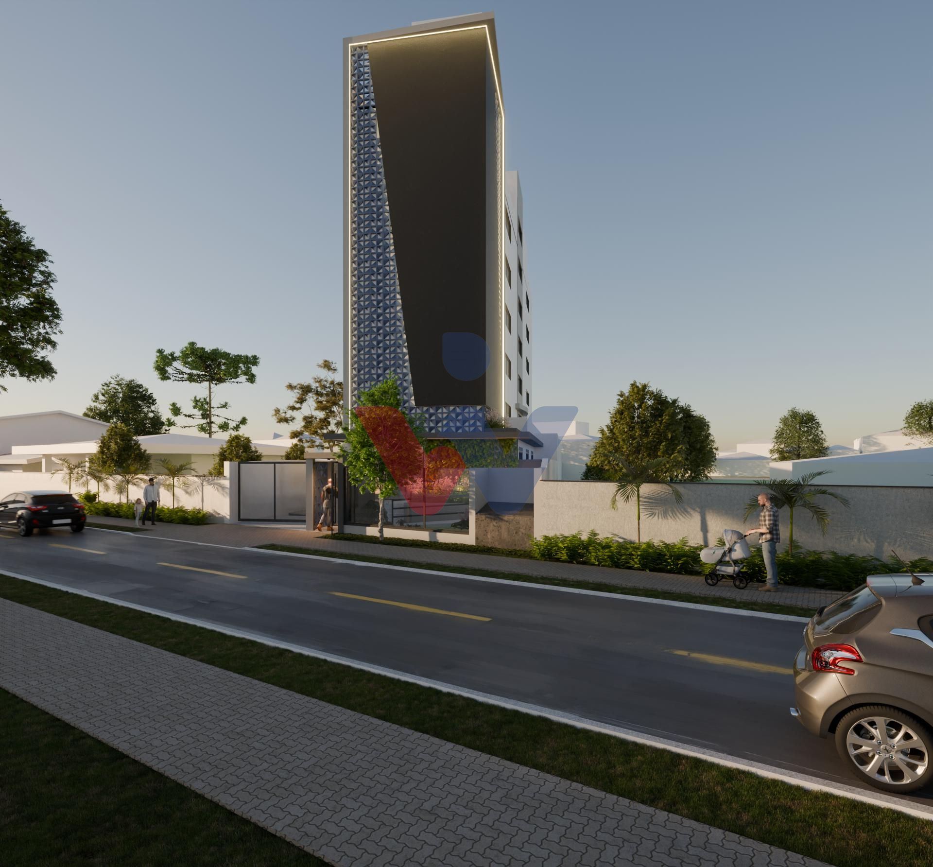 Lançamento Studio em Curitiba  Campina do Siqueira com Varanda...