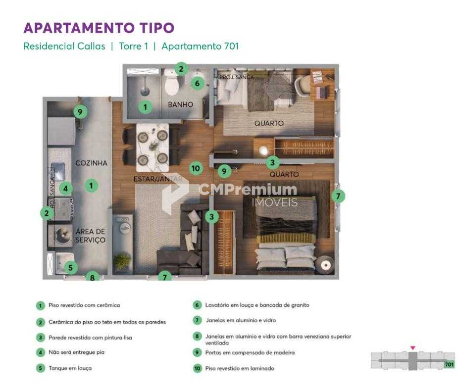 Apartamento Dois Quartos , No Bairro Xaxim Curitiba Paraná