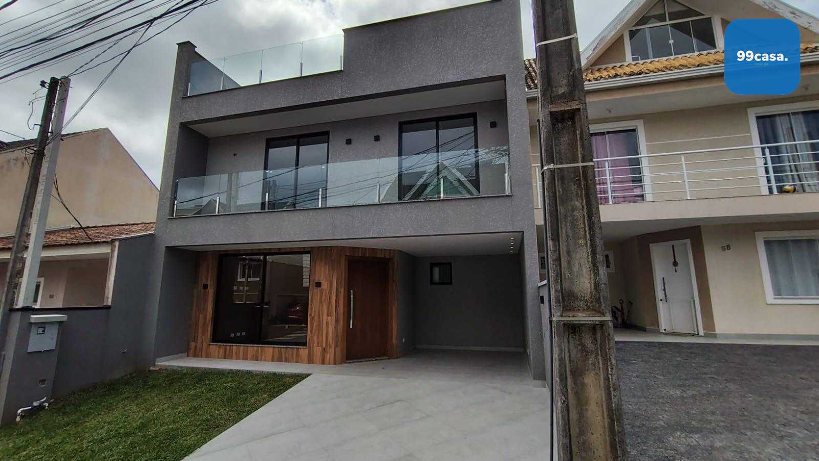 Lindo Sobrado Moderno com 3 Dormitórios e Terraço no Bairro Cachoeira: Barreirinha, Curitiba