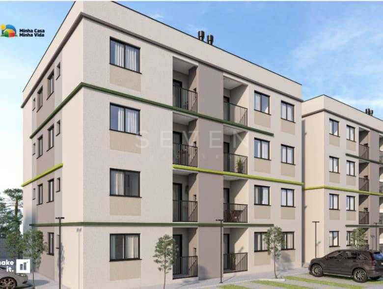 Apartamento Dois Quartos, No Bairro Vargem Grande Pinhais Paraná