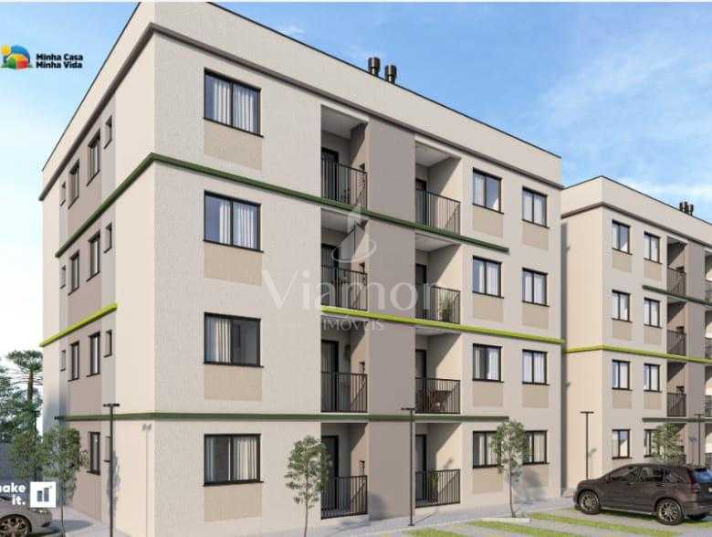 Apartamento Dois Quartos, No Bairro Vargem Grande Pinhais Paraná