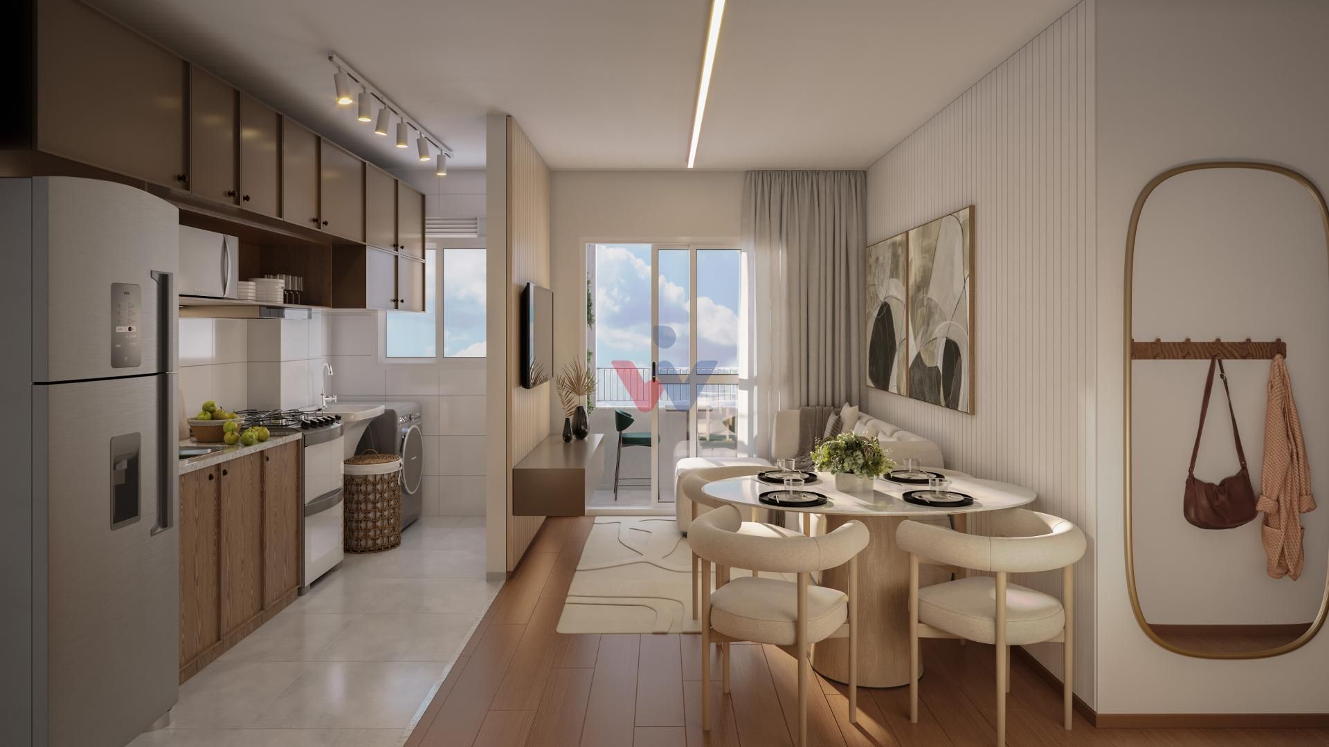 LANÇAMENTO no Pinheirinho  2 Quartos, Sacada com Churrasqueira...