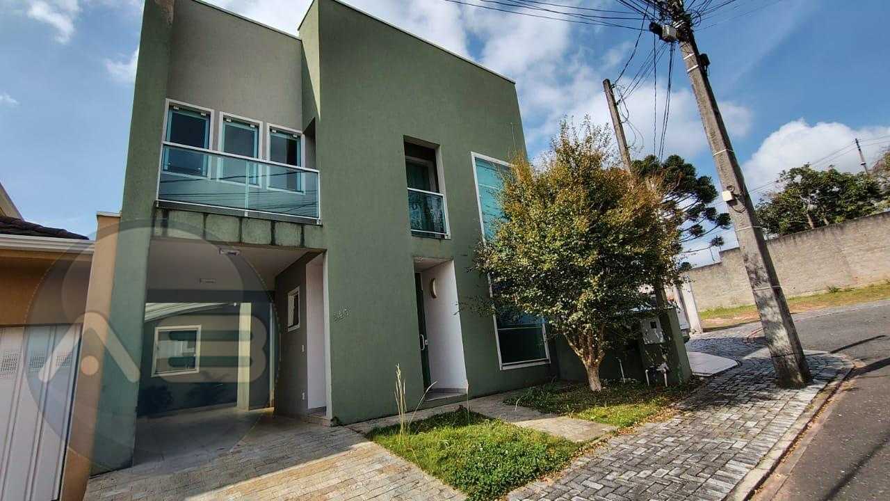 Sobrado Três Quartos Em Condomínio Fechado  No Bairro Cachoeir...