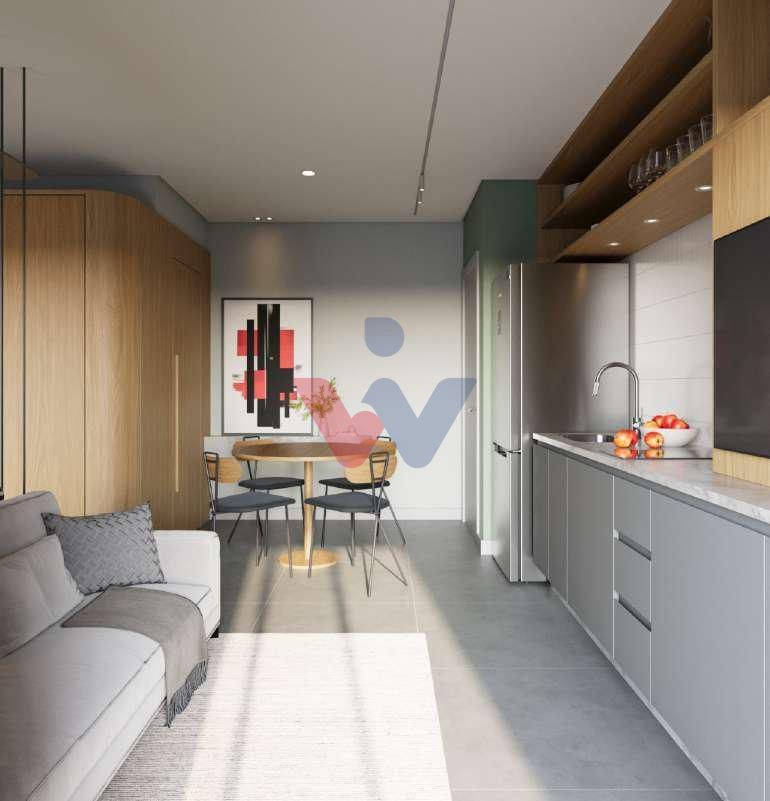 Apartamento moderno com gardens e coberturas, próximo ao Shopp...