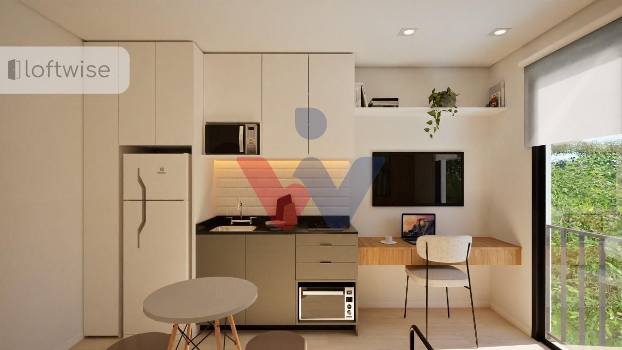 Studio com 1 dormitório à venda,34.45 m , portão, CURITIBA - PR