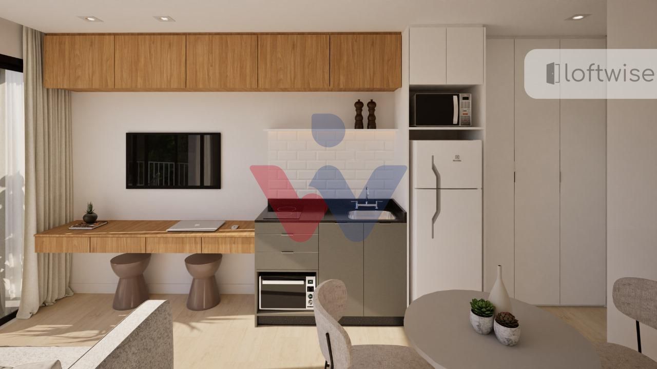 Studio com 1 dormitório à venda,34.45 m , portão, CURITIBA - PR