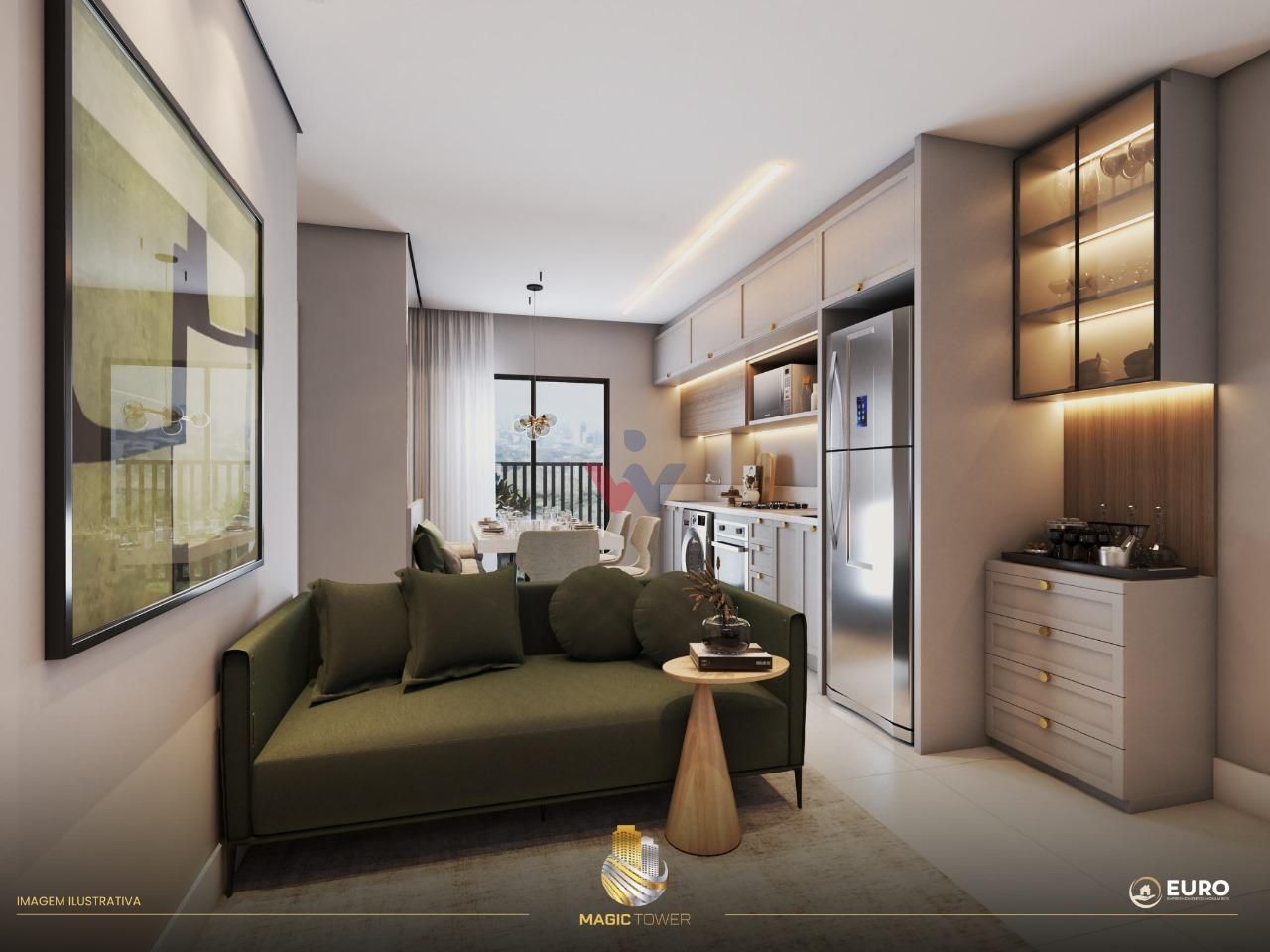 Apartamento com 2 dormitórios à venda,54.65 m , estação, ARAUC...