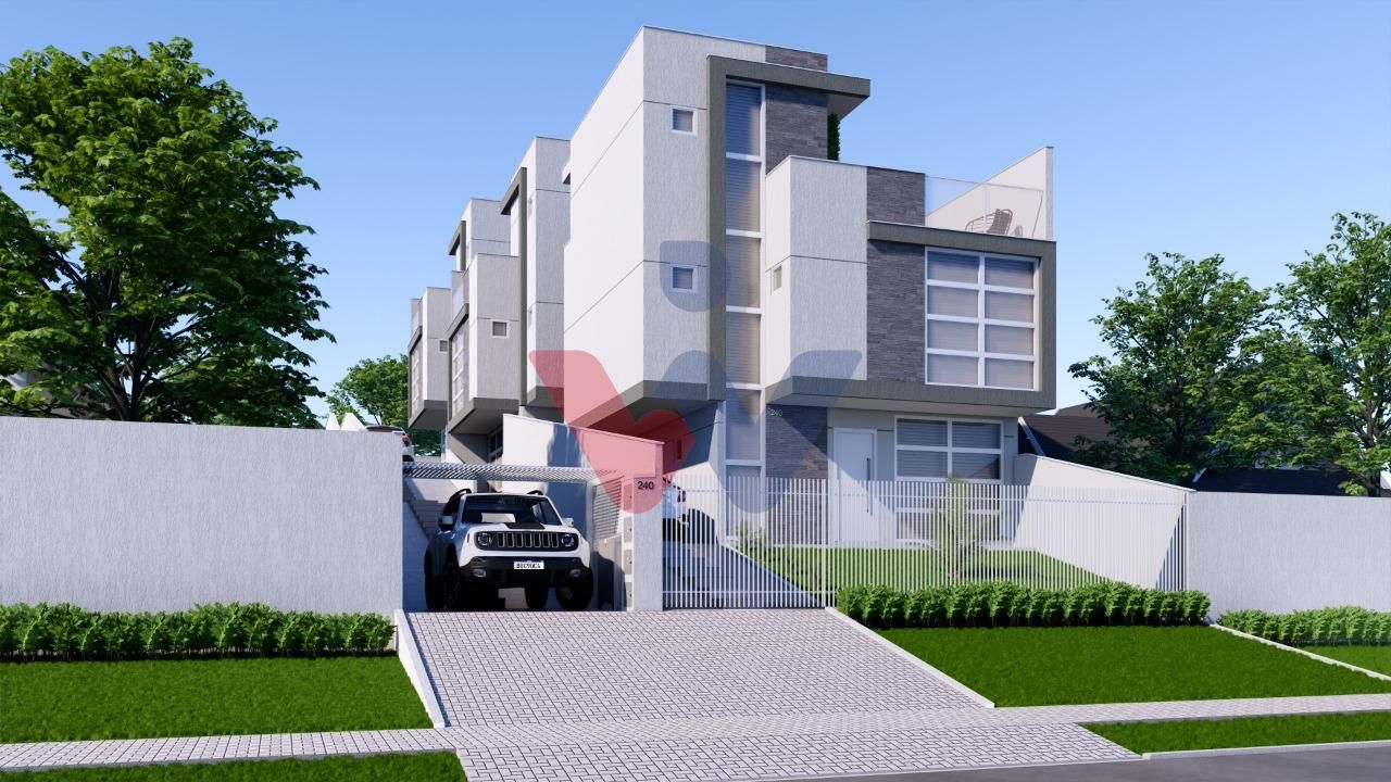 Sobrado Novo 3 Quartos no Xaxim  Condomínio Fechado com Ático ...