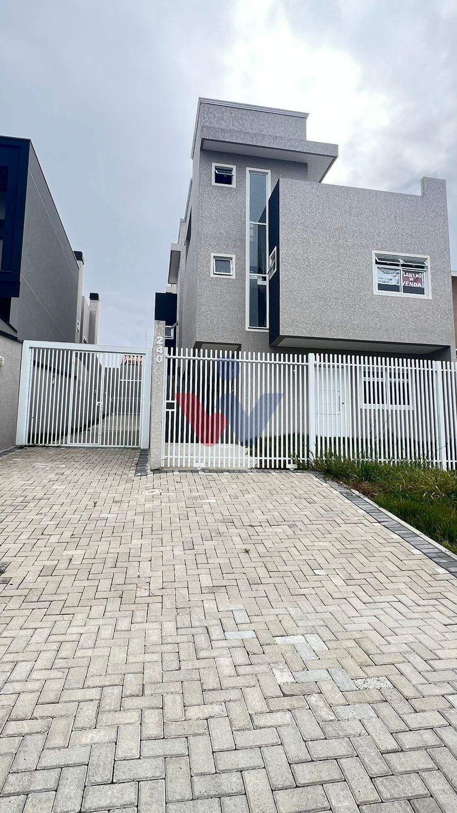 Sobrado Novo 3 Quartos no Xaxim  Condomínio Fechado com Ático ...