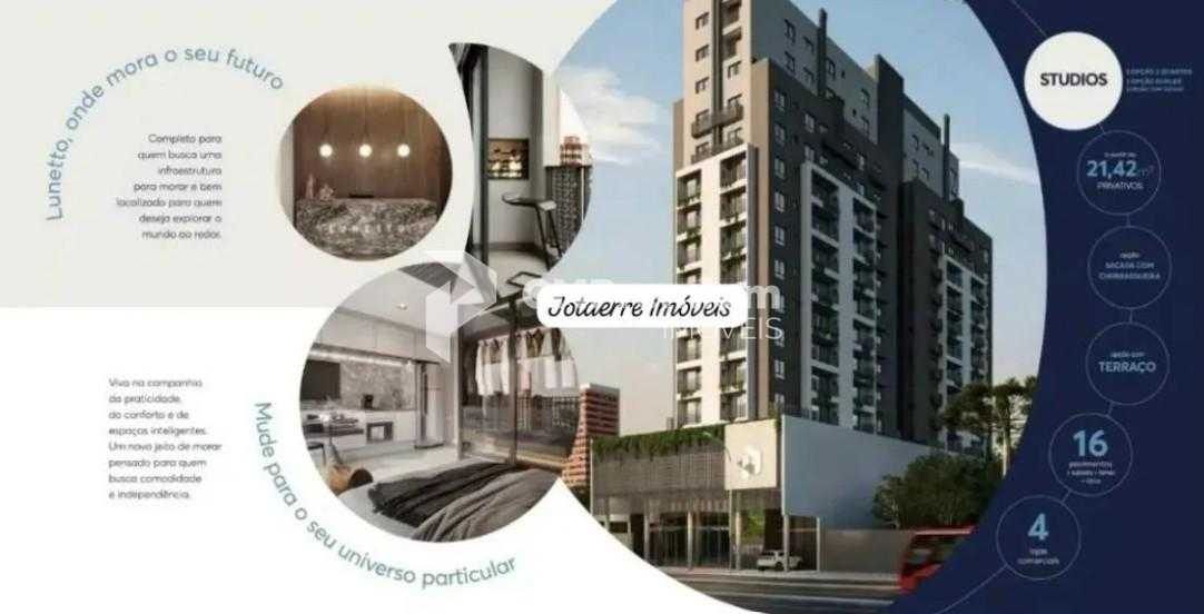 Stúdio 29,38 m  com sacada, churrasqueira e vista panorâmica n...