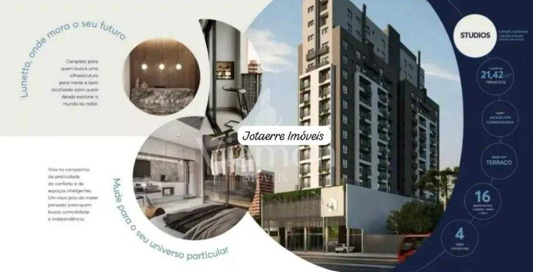 Stúdio 29,38 m  com sacada, churrasqueira e vista panorâmica n...